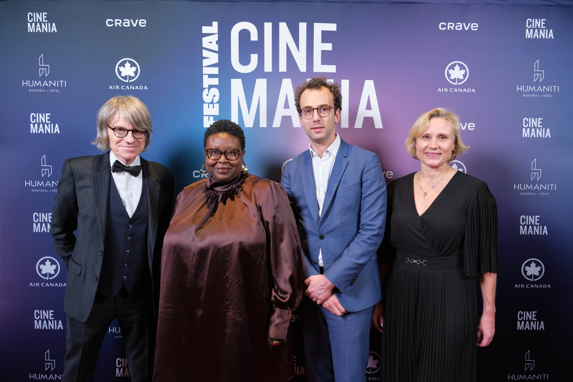 Frédéric REBET, Attaché culturel du Consulat de France, Ericka Alneus, Ville de Montréal, Jérémie KESSLER, représentant du CNC, et Daniela ELSTNER, directrice générale d'Unifrance