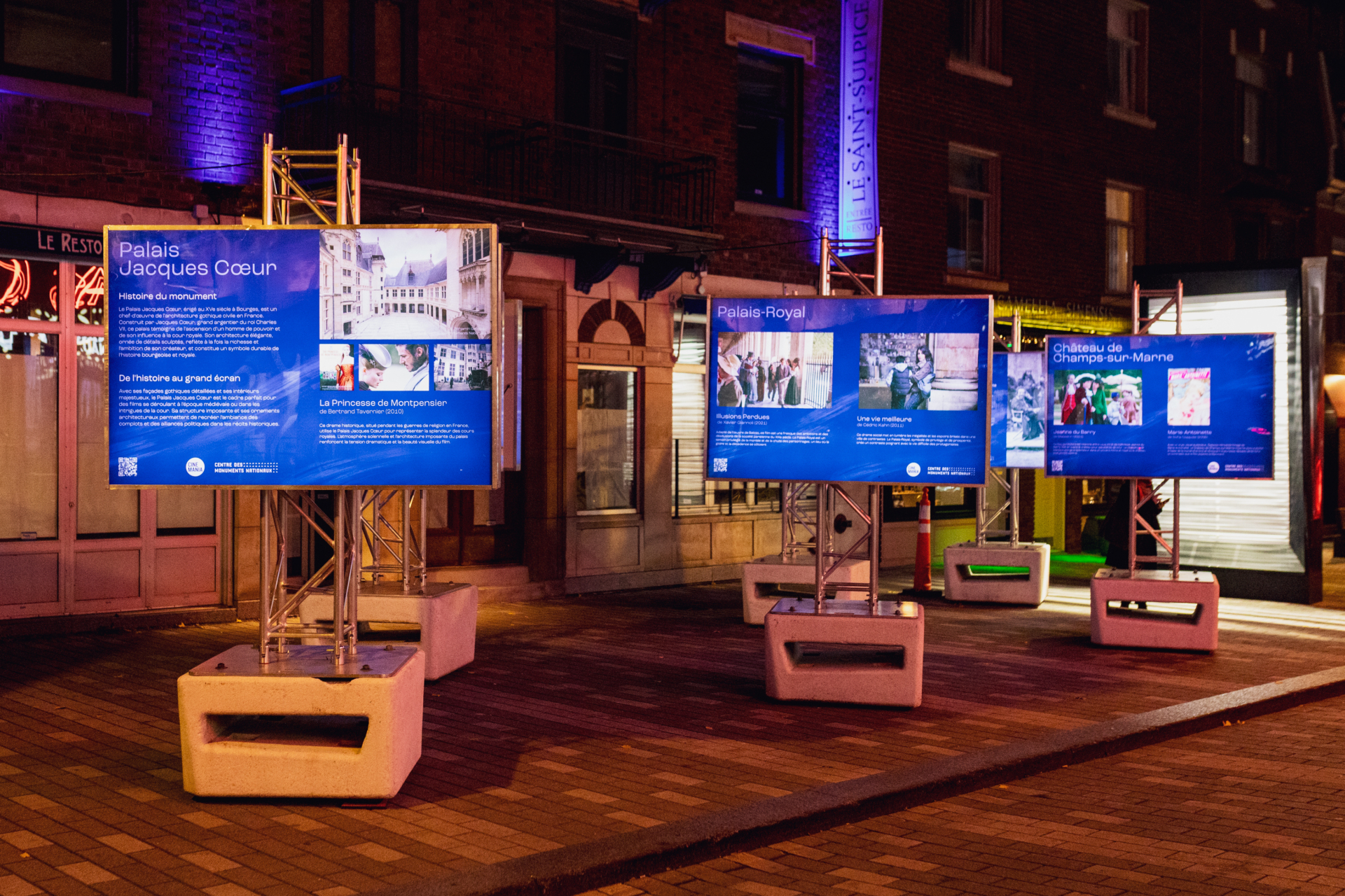 Exposition urbaine PATRIMOINE EN SCÈNE